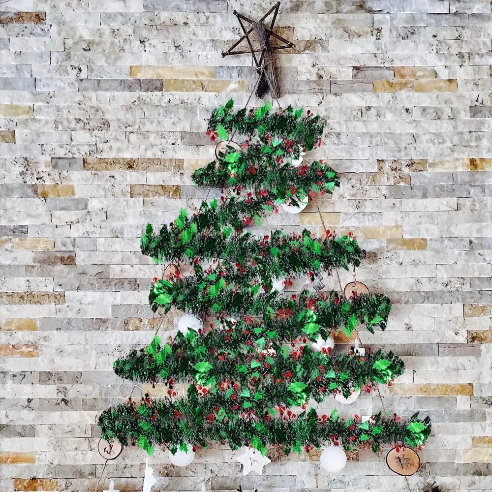 2PCS Reusable 2M Christmas Gar - Tinsel Garland Decoration recension och pris