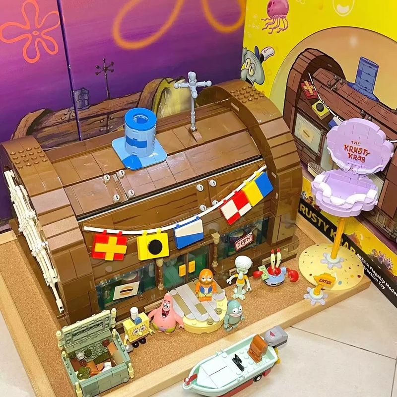 SpongeBob Krusty Krab Area-X B - Lego Set Technic recension och pris