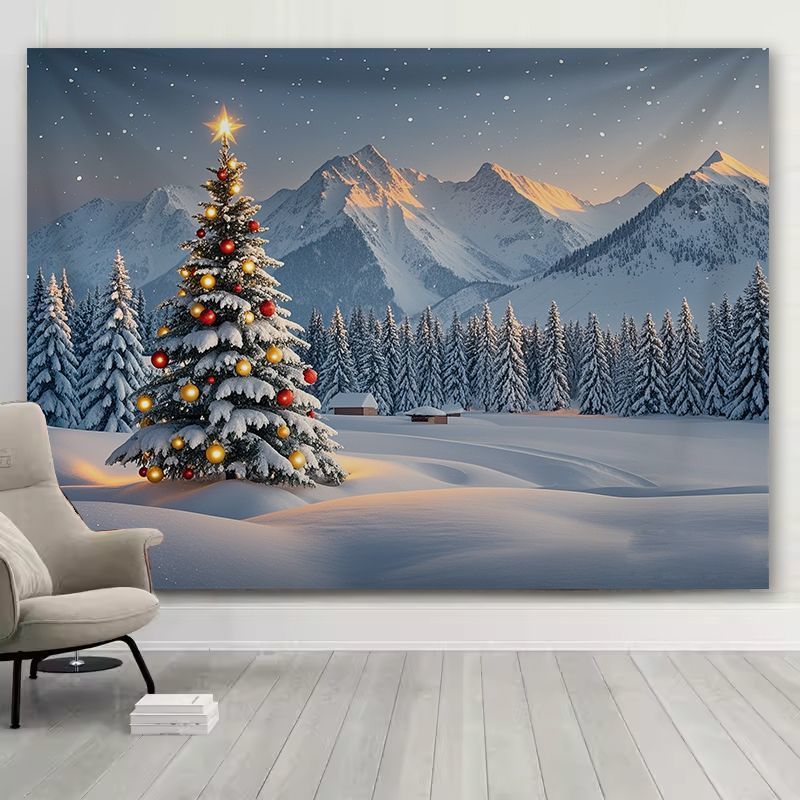 VIKAMA Snow Mountain Christmas - Christmas Tree Artificial recension och pris