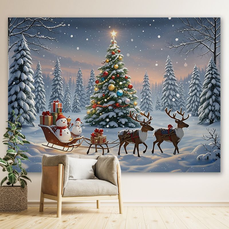 VIKAMA Snow Mountain Christmas - Christmas Tree Artificial recension och pris