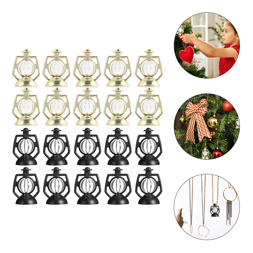 40Pcs Vintage Fake Oil Lamp Pe - Christmas Tree Artificial recension och pris