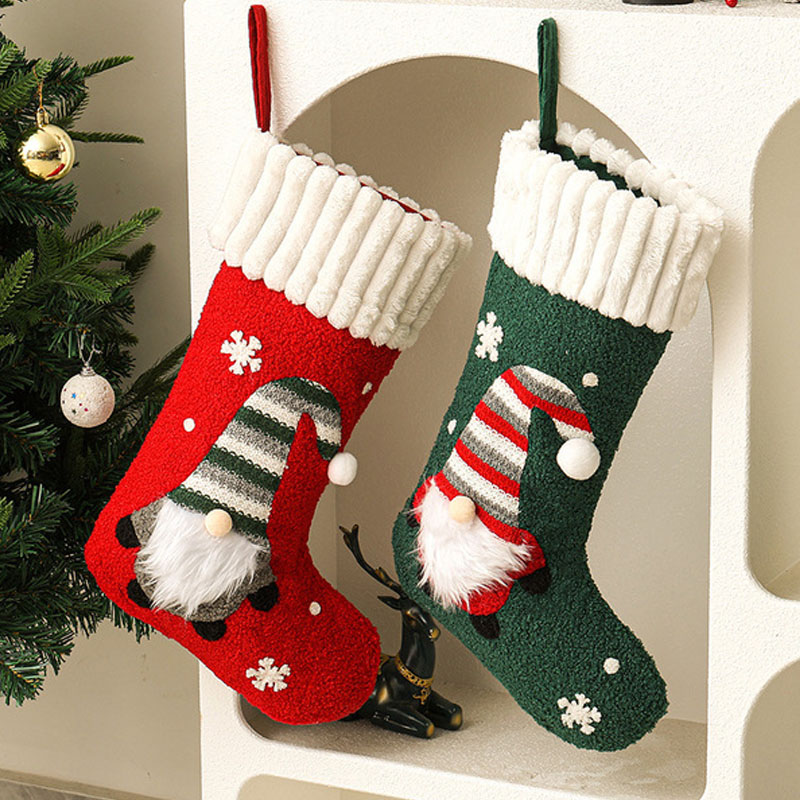New Oft Plush Christmas Stocki - Christmas Stocking Hanging recension och pris